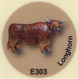 E303 ロングホーン（牛）