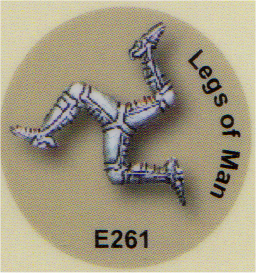 E261 三脚の足(イギリス・マン島のシンボル)